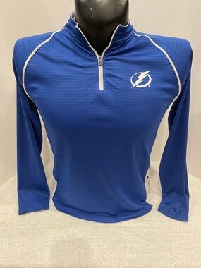 Colosseum Tampa Bay Ligh Blue Long Sleeve Quarter-Zip Pullover